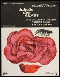 8y256 JULIET OF THE SPIRITS French 23x32 '65 Federico Fellini's Giulietta degli Spiriti!