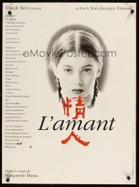 8y261 LOVER French 23x32 '92 Jean-Jacques Annaud's L' Amant, Jane March, Barbier photo!