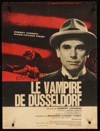 8y270 SECRET KILLER French 23x32 '65 Robert Hossein's Le Vampire de Dusseldorf!