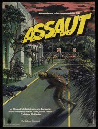 8y283 ASSAULT ON PRECINCT 13 French 15x21 '78 John Carpenter, cool totally different artwork!