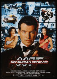 8y101 TOMORROW NEVER DIES German '97 Pierce Brosnan as James Bond, Michelle Yeoh, Teri Hatcher!