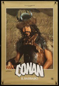 8y134 CONAN THE BARBARIAN Italian 1sh '82 cool image of surfer Gerry Lopez as Subotai!