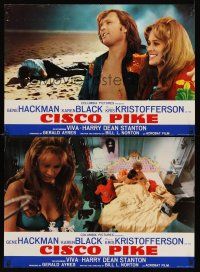 8y148 CISCO PIKE 6 ItalEng photobustas '71 Gene Hackman, Kris Kristofferson, sexy Karen Black!