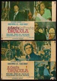 8y150 COUNT DRACULA 5 Italian photobustas '70 directed by Jesus Franco, Chris Lee as the vampire!