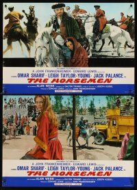 8y155 HORSEMEN 3 ItalEng photobustas '71 sexy Leigh Taylor-Young, Omar Sharif, Jack Palance!