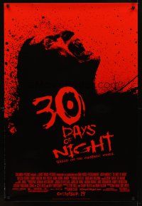 8z028 30 DAYS OF NIGHT advance DS 1sh '09 Josh Hartnett & Melissa George hunt vampires in Alaska!