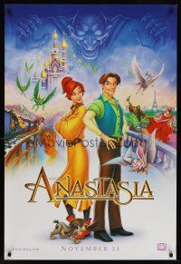 8z053 ANASTASIA style B advance DS 1sh '97 Don Bluth missing Russian princess animation!