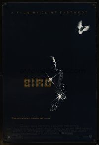 8z101 BIRD 1sh '88 directed by Clint Eastwood, biography of jazz legend Charlie Parker!