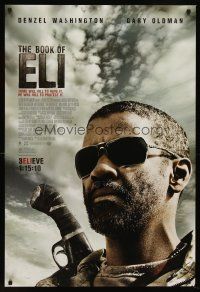 8z119 BOOK OF ELI advance DS 1sh '10 cool image of Denzel Washington in the title role!