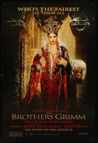 8z133 BROTHERS GRIMM teaser DS 1sh '05 Matt Damon, sexy Monica Bellucci, fairest of them all!