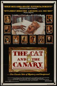 8z149 CAT & THE CANARY 1sh '79 Radley Metzger