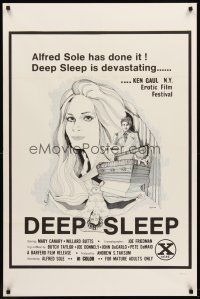 8z213 DEEP SLEEP 1sh '72 Alfred Sole directed, Ashton art of sexy woman!