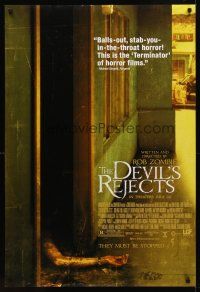 8z221 DEVIL'S REJECTS advance DS 1sh '05 Rob Zombie directed, they must be stopped!