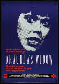 8z232 DRACULA'S WIDOW video 1sh '89 Christopher Coppola directed, sexy Sylvia Kristel!