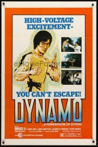 8z243 DYNAMO 1sh '80 Bruce Li is a powerhouse of action, high-voltage excitement you can't escape!