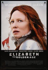 8z253 ELIZABETH: THE GOLDEN AGE DS 1sh '07 Cate Blanchett as Queen Elizabeth!