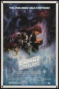 8z255 EMPIRE STRIKES BACK 1sh '80 Lucas, classic Gone With The Wind style art by Roger Kastel!