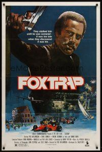 8z300 FOXTRAP 1sh '86 Fred Williamson directs & stars, cool action artwork!