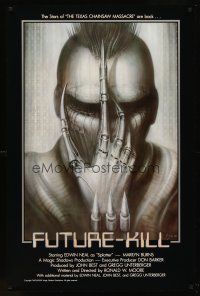 8z311 FUTURE-KILL 1sh '84 by Edwin Neal, cool science fiction artwork by H.R. Giger!