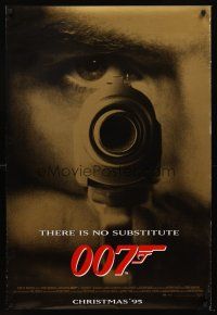 8z326 GOLDENEYE advance DS 1sh '95 Pierce Brosnan as secret agent James Bond 007!