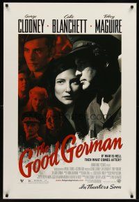 8z331 GOOD GERMAN advance DS 1sh '06 Steven Soderbergh directed, Clooney & pretty Cate Blanchett!