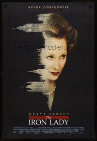 8z408 IRON LADY DS 1sh '11 cool image of Meryl Streep as Margaret Thatcher!