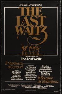 8z444 LAST WALTZ int'l 1sh '78 Martin Scorsese, it started as a rock concert & became a celebration!