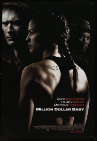 8z512 MILLION DOLLAR BABY advance DS 1sh '04 Clint Eastwood, boxer Hilary Swank, Morgan Freeman