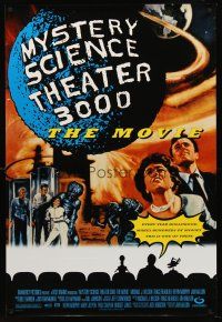 8z527 MYSTERY SCIENCE THEATER 3000: THE MOVIE DS 1sh '96 MST3K, sci-fi art from 
