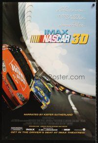 8z531 NASCAR 3D DS 1sh '04 cool image of NASCAR stock cars racing down speedway!