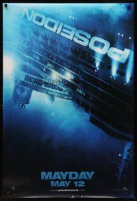 8z581 POSEIDON teaser DS 1sh '06 Wolfgang Petersen, Kurt Russell, Richard Dreyfuss!