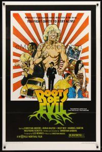 8z619 ROOTS OF EVIL 1sh '81 Christian Anders, Maribel Martin, Tierney art!