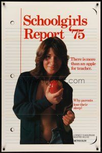 8z638 SCHOOLGIRLS REPORT '75 1sh '75 there's more than an apple for teacher!