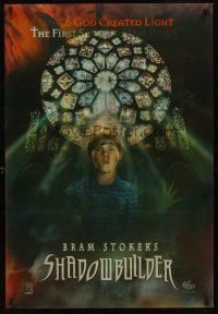 8z652 SHADOW BUILDER lenticular video 1sh '98 creepy horror image, when God created light!