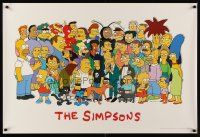8z670 SIMPSONS TV poster '94 Matt Groening, cartoon art of TV's favorite family!