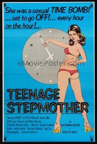 8z720 TEENAGE STEPMOTHER 1sh '74 Darby Lloyd Rains, she was a sexual time bomb!