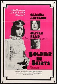 8z748 TRIPLE ECHO 1sh R75 Glenda Jackson, Oliver Reed, Soldiers in Skirts!