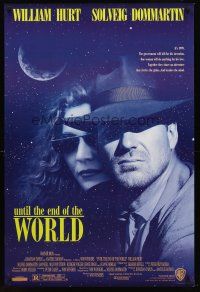 8z760 UNTIL THE END OF THE WORLD 1sh '91 Wim Wenders' Bis ans Ende der Welt, William Hurt!