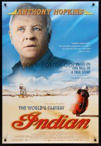 8z799 WORLD'S FASTEST INDIAN DS 1sh '05 Diane Ladd, Anthony Hopkins sets motorcycle speed record!