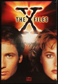 8z802 X-FILES TV 1sh '94 close-up image of FBI agents David Duchovny & Gillian Anderson!