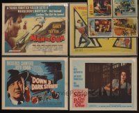 9a006 LOT OF 98 LOBBY CARDS '40s-70s Story of Page One, Man or Gun, Rebel in Town & many more!