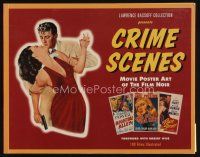 9a238 CRIME SCENES first edition softcover book '97 Movie Poster Art of the Film Noir!