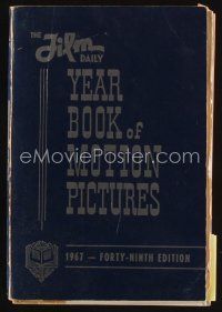 9a208 FILM DAILY YEARBOOK OF MOTION PICTURES 49th edition hardcover book '67 loaded with great info!