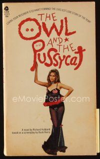 9a249 OWL & THE PUSSYCAT first edition paperback book '70 novel from the screenplay by Buck Henry!