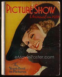 9a224 PICTURE SHOW ANNUAL FOR 1938 English hardcover book '38 The Year's Best in Pictures!