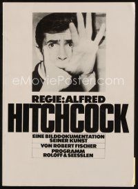 9a251 REGIE: ALFRED HITCHCOCK first edition German softcover book '79 great images from his best!