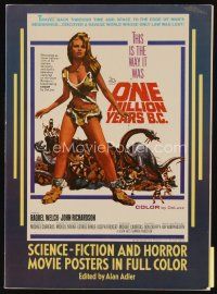 9a252 SCIENCE-FICTION & HORROR MOVIE POSTERS IN FULL COLOR first edition softcover book '77 cool!