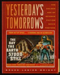 9a257 YESTERDAY'S TOMORROWS first edition softcover book '93 the golden age of sci-fi movie posters!
