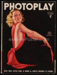 9a103 PHOTOPLAY magazine April 1935 wonderful art of sexy Lilian Harvey by Georgia Warren!