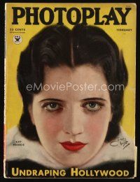 9a101 PHOTOPLAY magazine February 1934 great artwork portrait of Kay Francis by Earl Christy!